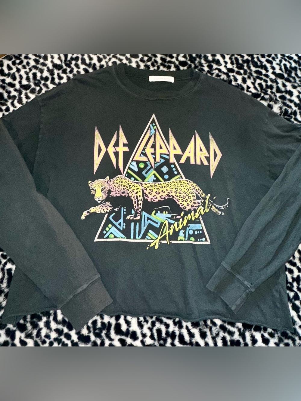 Daydreamer Def Leppard Cropped Long Sleeve!